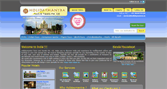 Desktop Screenshot of holidaymantra.in