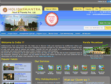Tablet Screenshot of holidaymantra.in